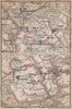 DAUNER & MEERFELDER MAARE. Manderscheid Malberg Schalkenmehren karte 1896 map