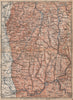 WEST ODENWALD topo-map. Heidelberg Weinheim Eberbach Zwingenberg karte 1896