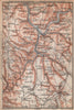 ÖST/EAST ODENWALD topo-map. Miltenberg Walldürn Klingenburg. Germany 1896