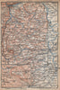 RHEINHESSEN. RHENISH HESSE. Mainz Mannheim Worms Kreuznach. Germany 1896 map