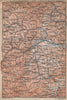 NORTHERN VOSGES MOUNTAINS. Wasselonne Saverne Phalsbourg. Bas-Rhin 1896 map