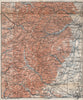 SOUTHERN VOSGES MOUNTAINS. Colmar Mulhouse. Haut-Rhin carte. BAEDEKER 1896 map