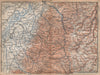 NORDSCHWARZWALD. NORTHERN BLACK FOREST. Baden-Baden Wildbad. Germany 1896 map