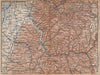 MITTEL SCHWARZWALD. CENTRAL BLACK FOREST. Offenburg Wolfach Schramberg 1896 map