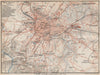 AACHEN & umgebung/environs. Haaren Eildendorf. Aix-la-Chapelle Aken 1926 map
