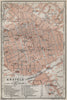 KREFELD town city stadtplan. Northrhine-Westfalia. Crefeld karte 1926 old map