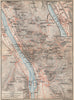 SIEBENGEBIRGE Seven Hills Königswinter Bad Honnef Northrhine-Westfalia 1926 map