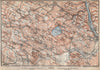 LAACHER SEE. Vulkaneifel topo-map Andernach Mayen Rhineland-Palatinate 1926