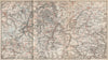 NORDEIFEL NORTH EIFEL. Urfttalsperre Gemünd Zulpich Euskirchen karte 1926 map