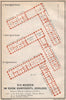 Kurfürstliche Schloss MAINZ floor plan. Mayence. Rhineland-Palatinate 1926 map
