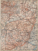 PFÄLZERWALD. PALATINATE FOREST. Rheinpfalz. Kaiserslautern Weissenburg 1926 map