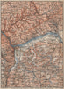THE RHEINGAU topo-map. Wiesbaden Lorch Rüdesheim Mainz. Germany karte 1889