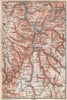 ÖST/EAST ODENWALD topo-map. Miltenberg Walldürn Klingenburg. Germany 1889