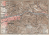 HEIDELBERG & environs ungebung. Ziegelhausen. Baden-Württemberg karte 1889 map