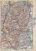 RHEINHESSEN. RHENISH HESSE. Mainz Mannheim Worms Kreuznach. Germany 1889 map
