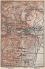 NEUSTADT AN DER WEINSTRAßE & WINZINGEN. Neustadt an der Haardt karte 1889 map