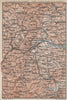 NORTHERN VOSGES MOUNTAINS. Wasselonne Saverne Phalsbourg. Bas-Rhin 1889 map