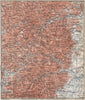 CENTRAL VOSGES MOUNTAINS. St Die Schlettstadt Molsheim carte. BAEDEKER 1889 map