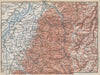 NORDSCHWARZWALD. NORTHERN BLACK FOREST. Baden-Baden Wildbad. Germany 1889 map
