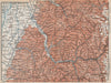 MITTEL SCHWARZWALD. CENTRAL BLACK FOREST. Offenburg Wolfach Schramberg 1889 map