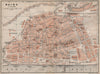 MAINZ antique town city stadtplan. Rhineland-Palatinate. Mayence karte 1892 map