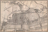 MAINZ environs umgebung. Mayence. Rhineland-Palatinate.Deutschland 1892 map