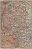 RHEINHESSEN. RHENISH HESSE. Mainz Mannheim Worms Kreuznach. Germany 1892 map
