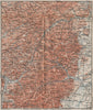 CENTRAL VOSGES MOUNTAINS. St Die Schlettstadt Molsheim carte. BAEDEKER 1892 map