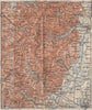 SOUTHERN VOSGES MOUNTAINS. Colmar Mulhouse. Haut-Rhin carte. BAEDEKER 1892 map