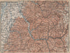 MITTEL SCHWARZWALD. CENTRAL BLACK FOREST. Offenburg Wolfach Schramberg 1892 map
