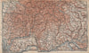 SÜDSCHWARDWALD. BLACK FOREST SOUTHERN VALLEYS. Basel Lörrach Schopfheim 1892 map