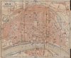 KÖLN (COLOGNE) town city stadtplan. Northrhine-Westfalia. Koln karte 1903 map