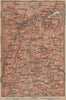 AHR & ADENAUER BACH VALLEYS. Ahrweiler Altenahr topo-map. Germany 1903 old