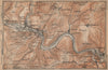 BAD EMS & NASSAU environs. Dausenau Lahn. Deutschland karte. BAEDEKER 1903 map