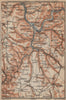 ÖST/EAST ODENWALD topo-map. Miltenberg Walldürn Klingenburg. Germany 1903