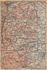 RHEINHESSEN. RHENISH HESSE. Mainz Mannheim Worms Kreuznach. Germany 1903 map