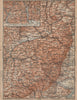 PFÄLZERWALD. PALATINATE FOREST. Rheinpfalz. Kaiserslautern Weissenburg 1903 map
