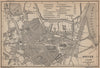 SPEYER town city stadtplan. Rhineland-Palatinate, Deutschland. Spires 1903 map