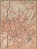 MULHOUSE (MÜLHAUSEN MILHÜSA MILHÜSE) town city plan. Bas-Rhin, Alsace 1903 map