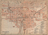 KARLSRUHE antique town city stadtplan. Baden-Württemberg karte 1903 old map