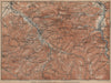 BADEN-BADEN environs umgebung. Lichtental Oos Schwarzwald Black Forest 1903 map