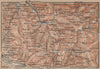 SCHWARZWALD. BLACK FOREST. Oberkirch Ottenhöfen Kloster Allerheiligen 1903 map