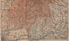 SÜDSCHWARDWALD. BLACK FOREST SOUTHERN VALLEYS. Basel Lörrach Schopfheim 1903 map