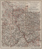 RHEINPROVINZ & NASSAU. Rheinland-Pfalz Nordrhein-Westfalen Hessen Ruhr 1906 map