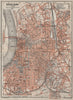 DÜSSELDORF town city stadtplan. Northrhine-Westfalia. Dusseldorf karte 1906 map