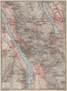 SIEBENGEBIRGE Seven Hills Königswinter Bad Honnef Northrhine-Westfalia 1906 map