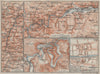 AHRTAL. NEUENAHR town city stadtplan. Adenauer Bach. Altenahr Ahrweiler 1906 map