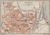 SPEYER town city stadtplan. Rhineland-Palatinate, Deutschland. Spires 1906 map