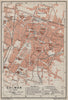 COLMAR town city plan. Haut-Rhin, Alsace, France. Kolmar Colmer carte 1906 map