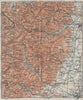 SOUTHERN VOSGES MOUNTAINS. Colmar Mulhouse. Haut-Rhin carte. BAEDEKER 1906 map